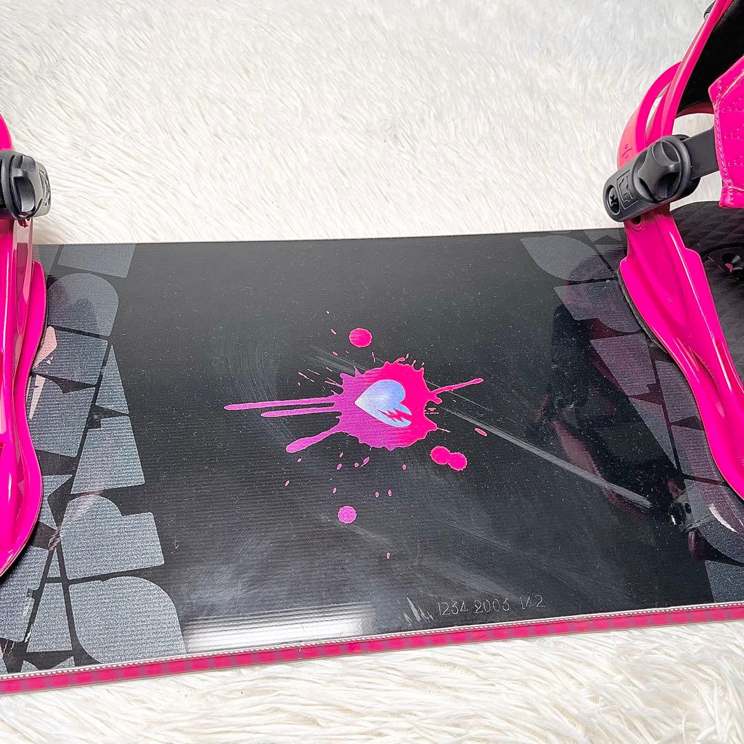 【美品】RIDE スプラッシュ スノーボード UNIONビンディング 142cm