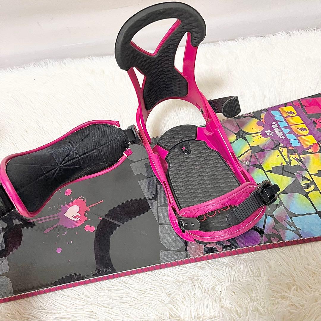 【美品】RIDE スプラッシュ スノーボード UNIONビンディング 142cm