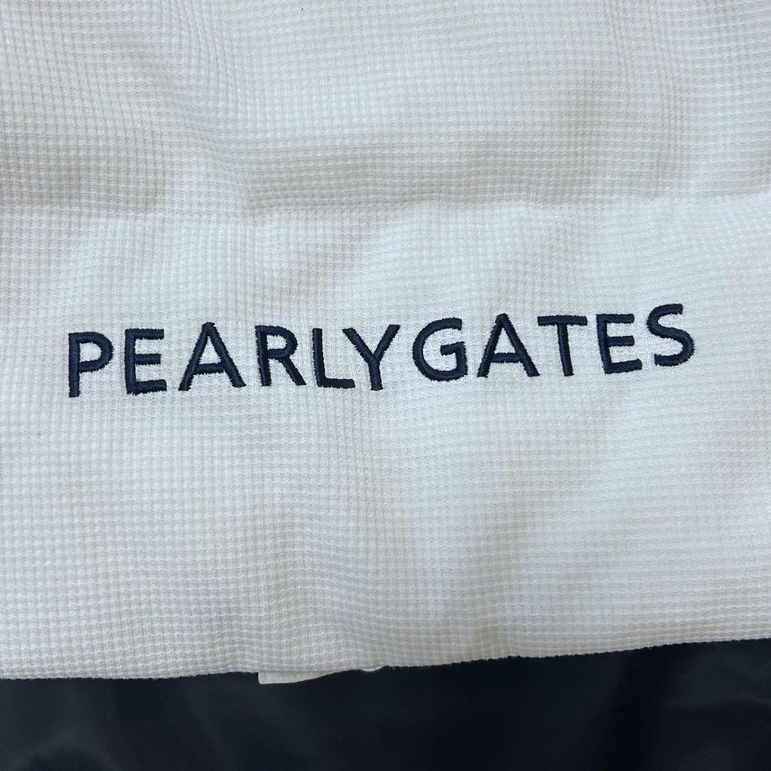 美品 PEARLY GATES パーリーゲイツ ダウンブルゾン フード付
