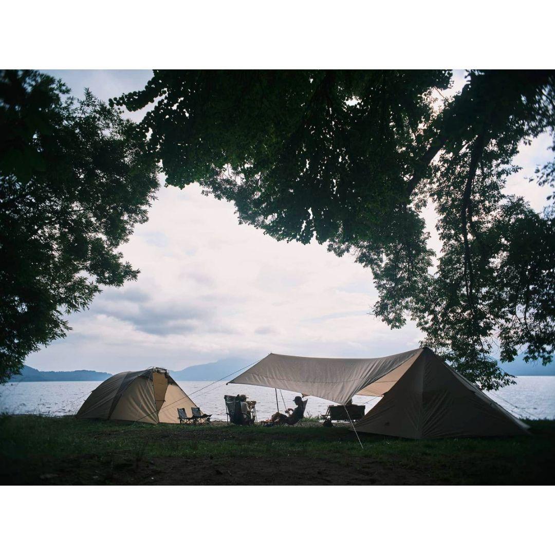 LOGOS Tradcanvas Tepee＆タープ350-BB　付属品完備