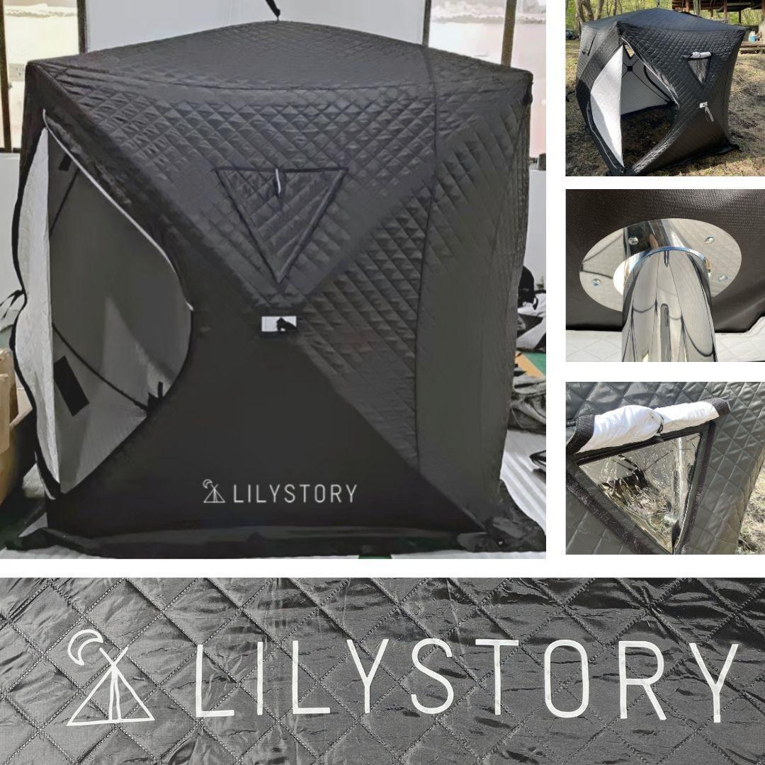 テントサウナ10点フルセットモデル 家庭用サウナ キャンプ 薪ストーブ ロウリュ