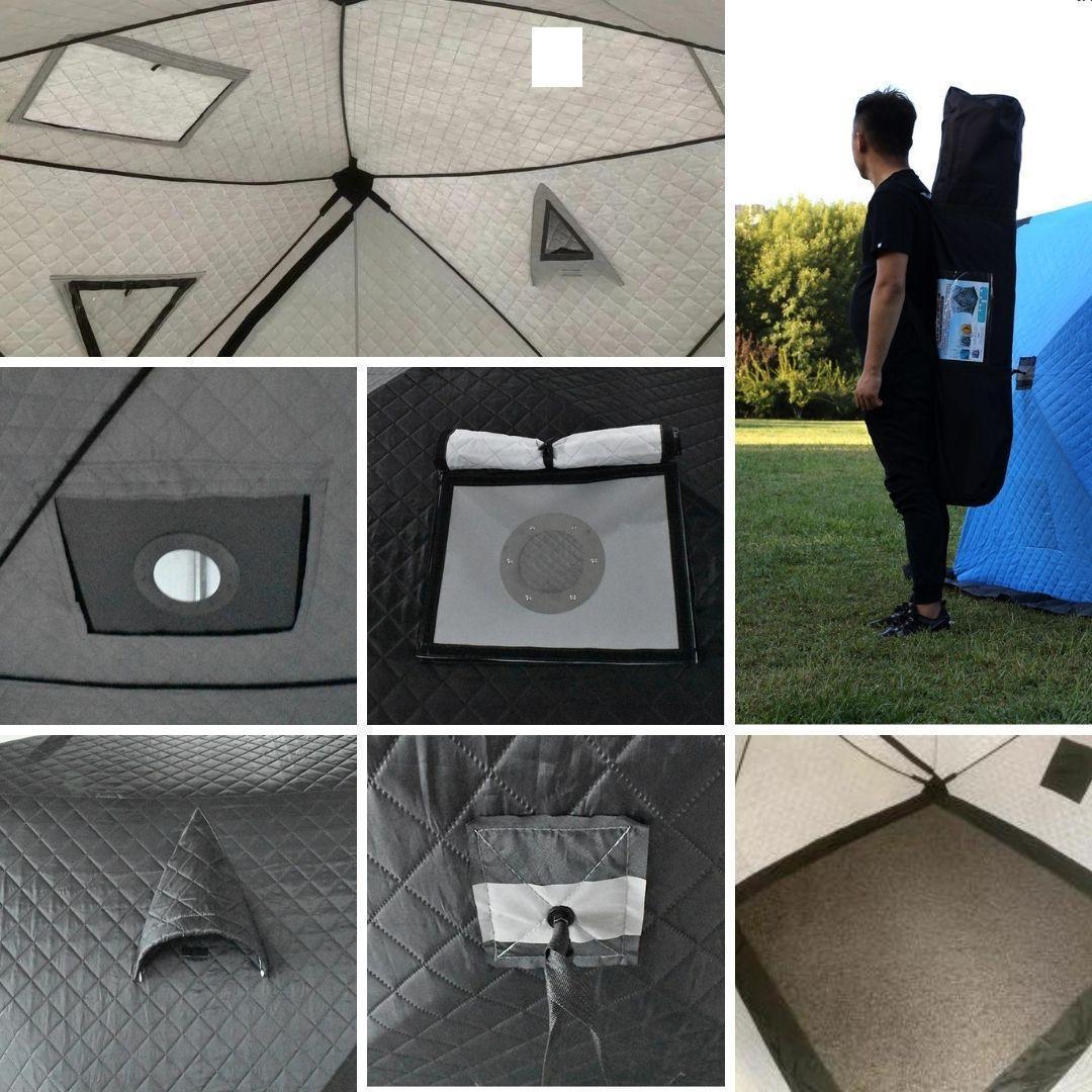 テントサウナ10点フルセットモデル 家庭用サウナ キャンプ 薪ストーブ ロウリュ