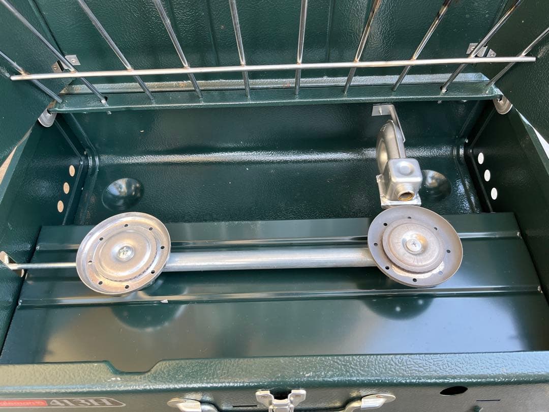 【注意⚠️】 Taka 【美品】Coleman 413H ツーバーナーコンロ