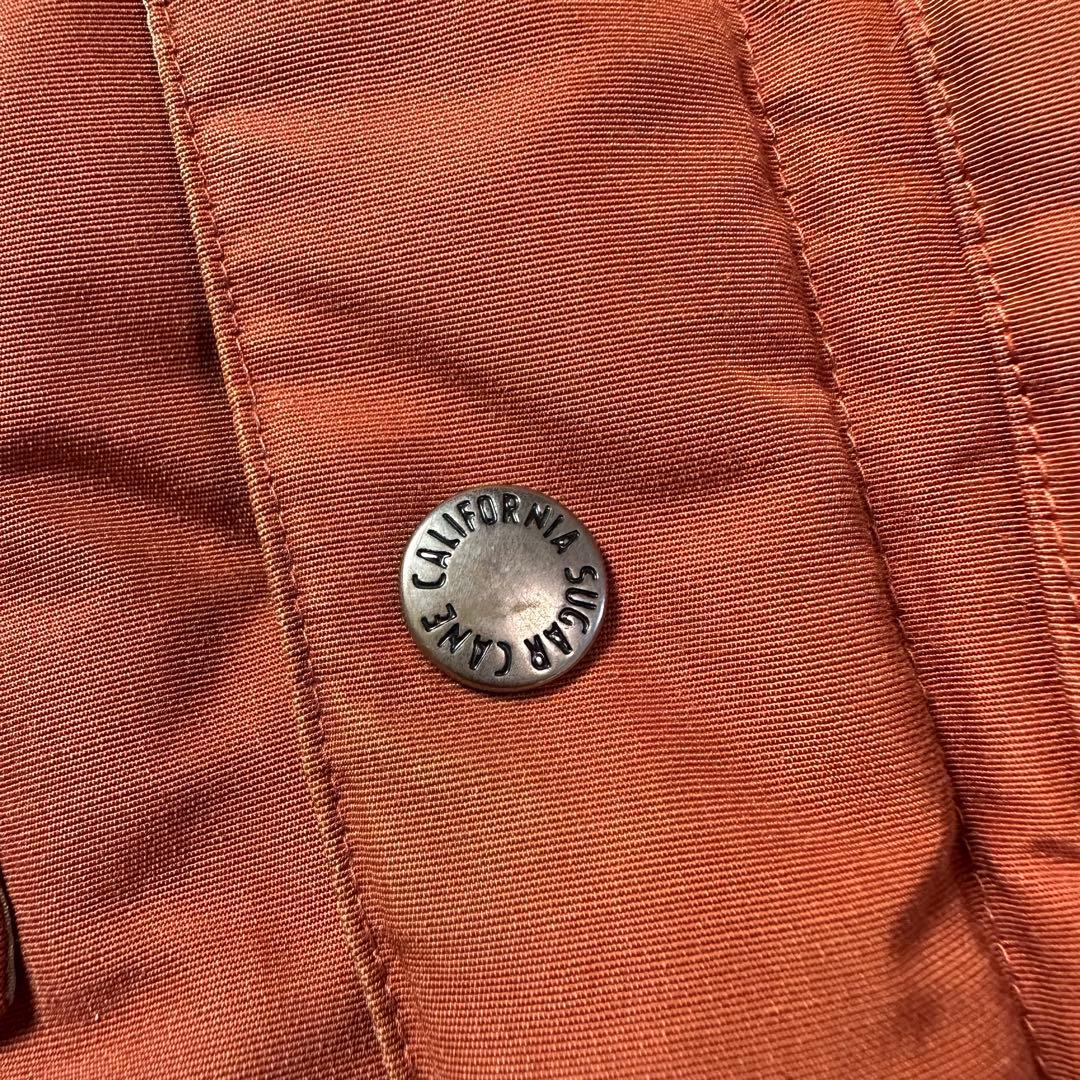 オススメ　シュガーケーン　ダウンベスト　レンガ　ダウン　レザー　牛革　良色