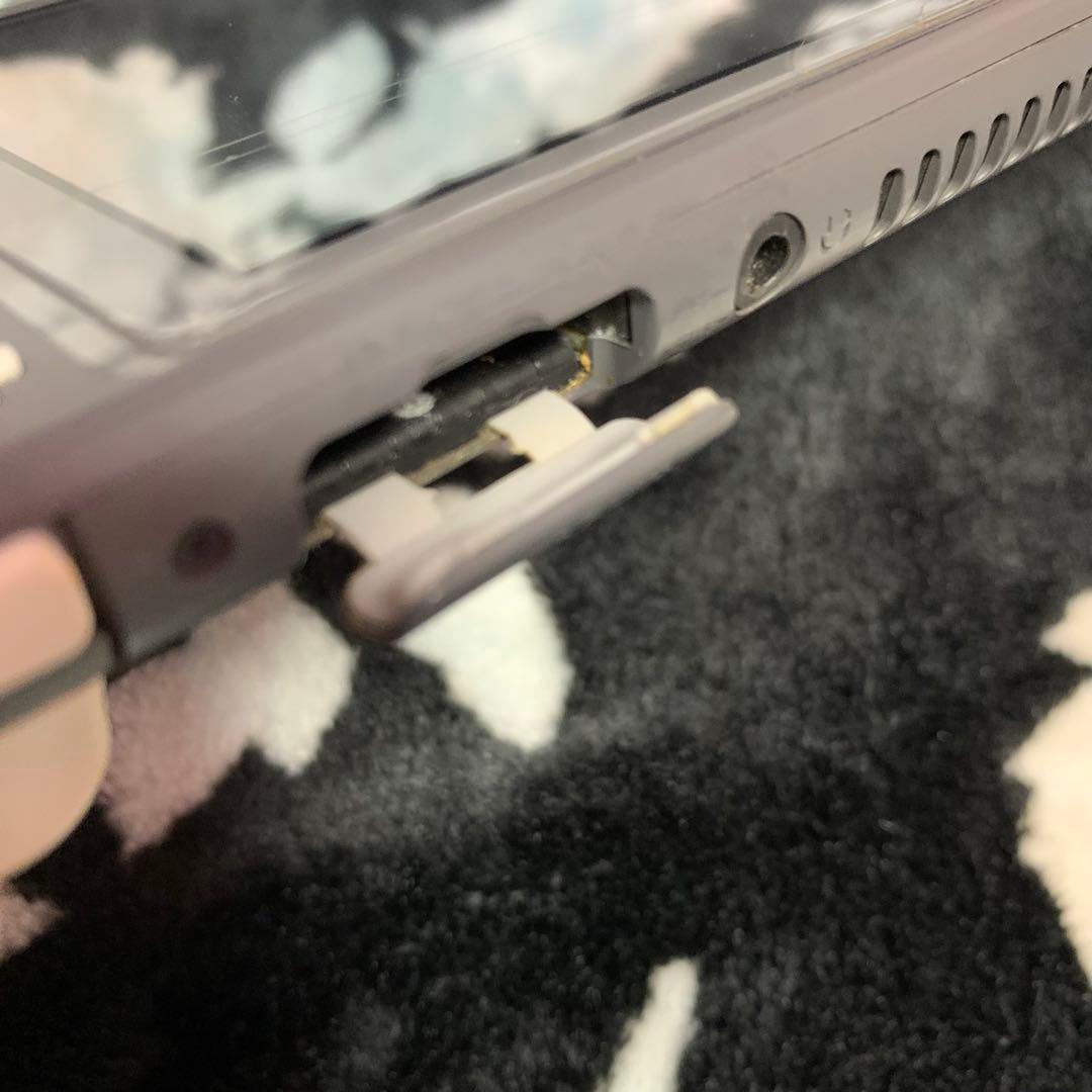 【ジャンク】Nintendo Switch Lite グレー 画面ひびあり