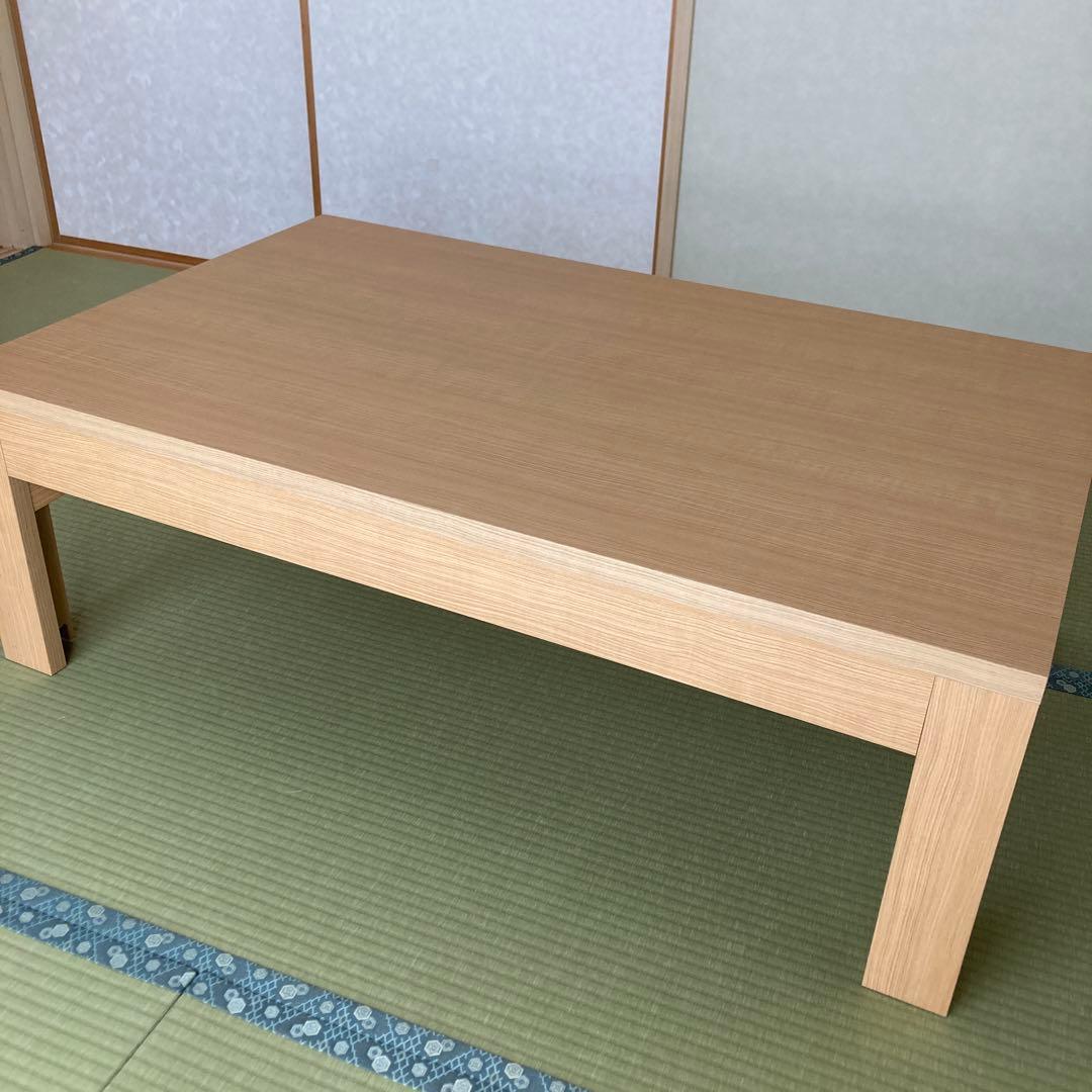 絆最大224.5センチ⭐︎120センチ　ナチュラルウッド 伸縮式テーブル