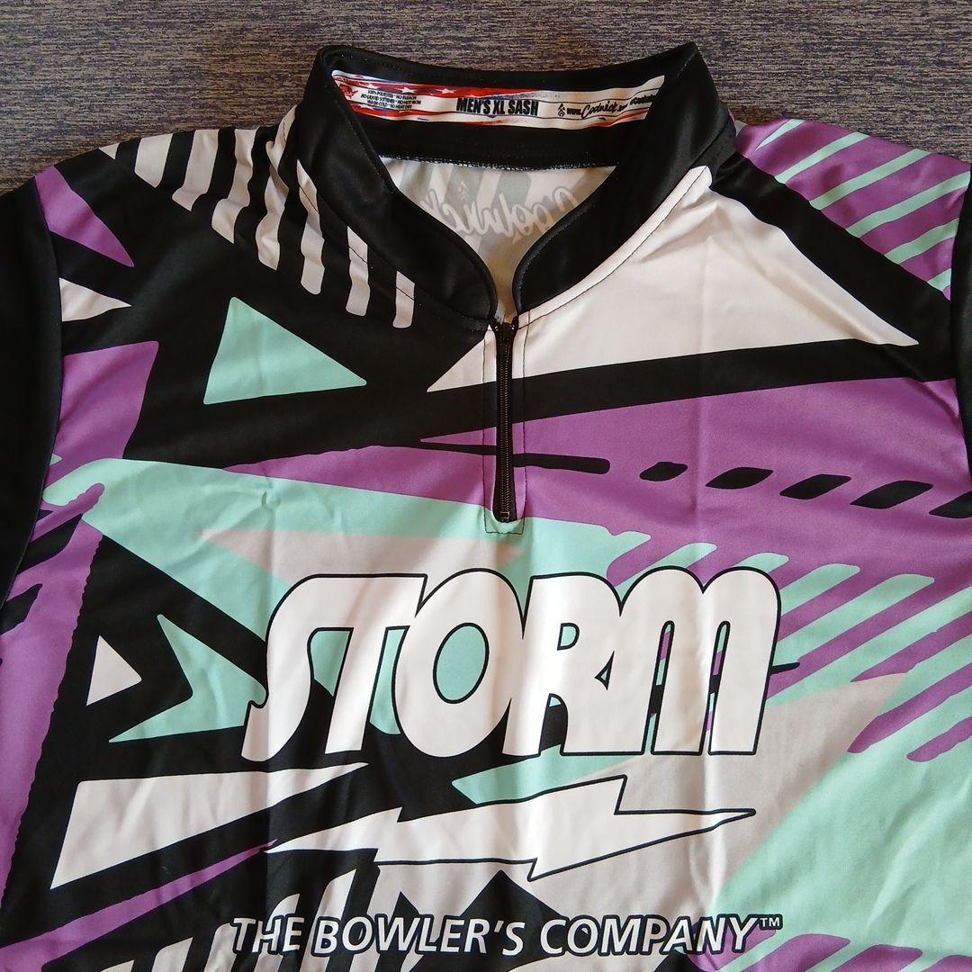 ✨新品✨ボウリングウェア　【2XL】　ストーム　パープル　USA製　大きめ