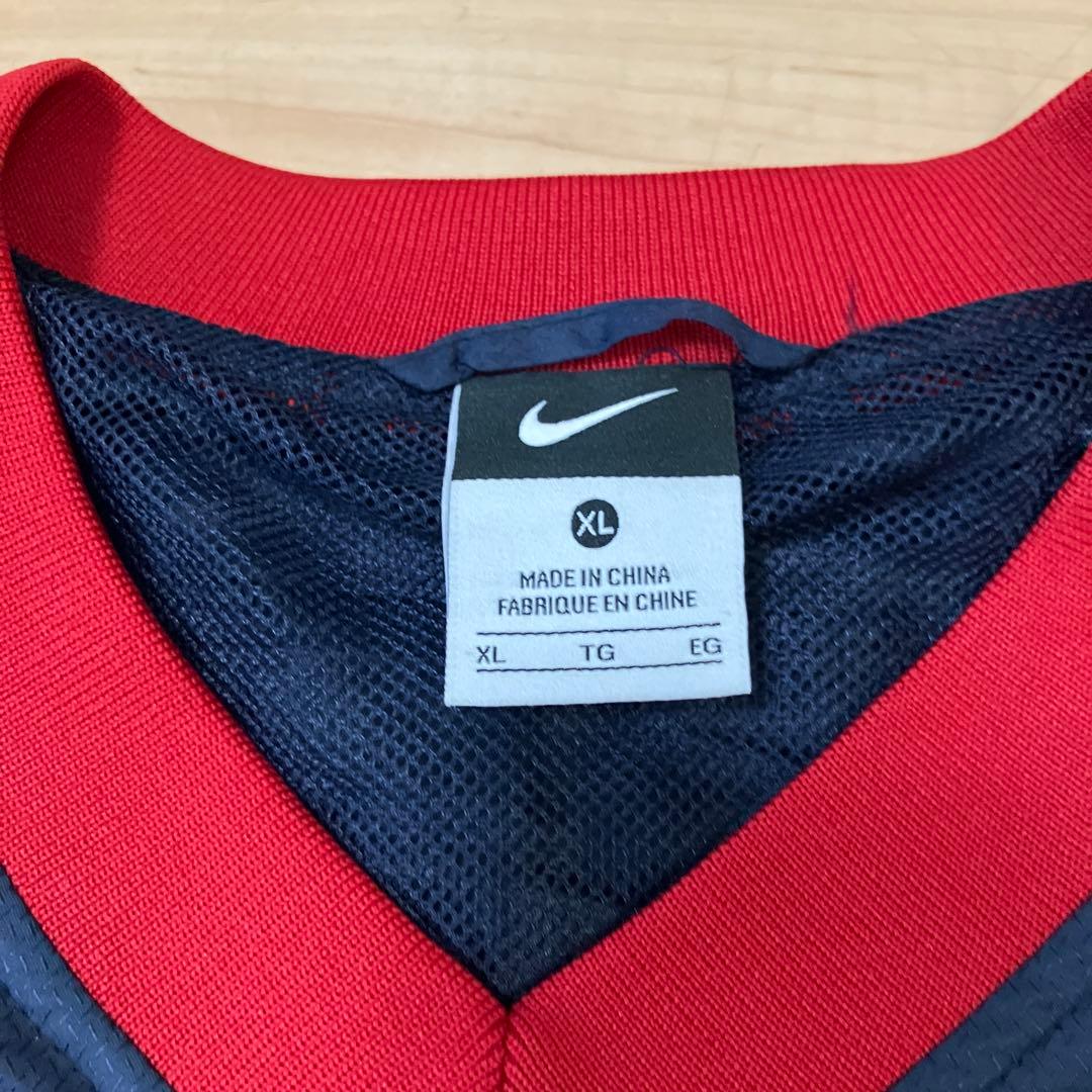 Nike ネイビー 長袖 Vネック ジャケット XL