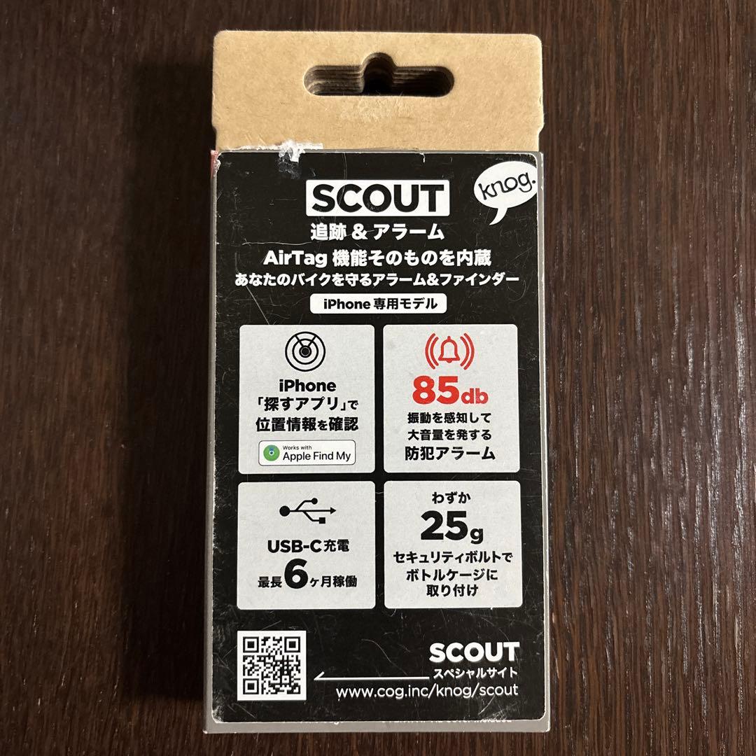 KNOG(ノグ) 自転車専用盗難防止アラーム SCOUT