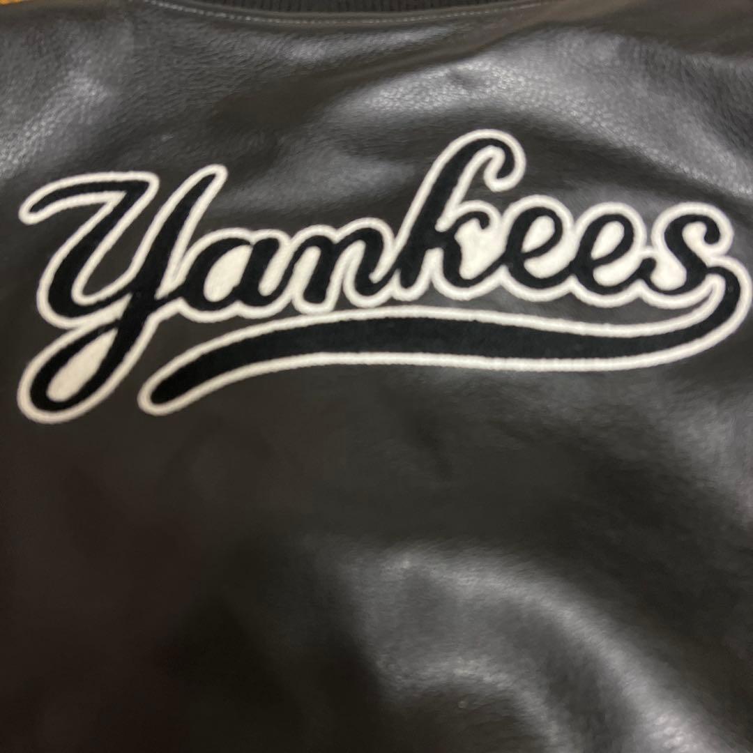 MLB ニューヨーク・ヤンキース スタジャン ジャケット ブラック
