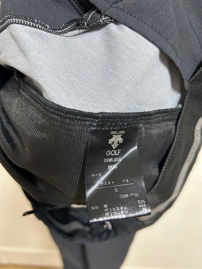 美品⭐️デサントゴルフPTZEROパンツ黒S キャロウェイナイキラボオルテライン