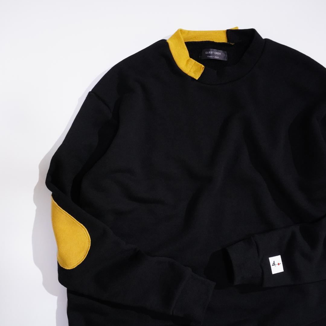 新品 ツートン リメイク スウェット トレーナー イエロー スニーカー 黒　黄色