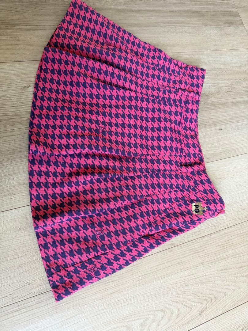 PEARLY GATES ハウンドトゥース スカート　サイズ1