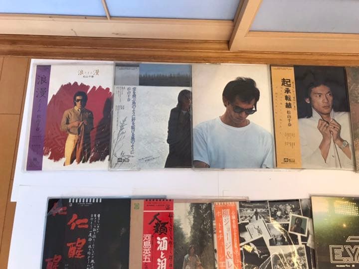 邦楽LPレコード まとめ売り 松山千春、他　計13枚