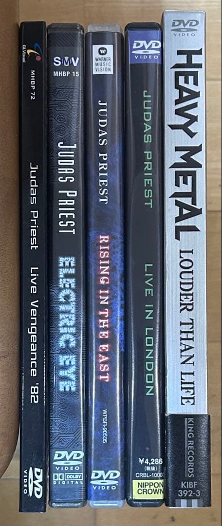 Judas Priestジューダス・プリーストDVDまとめ売り5枚セット