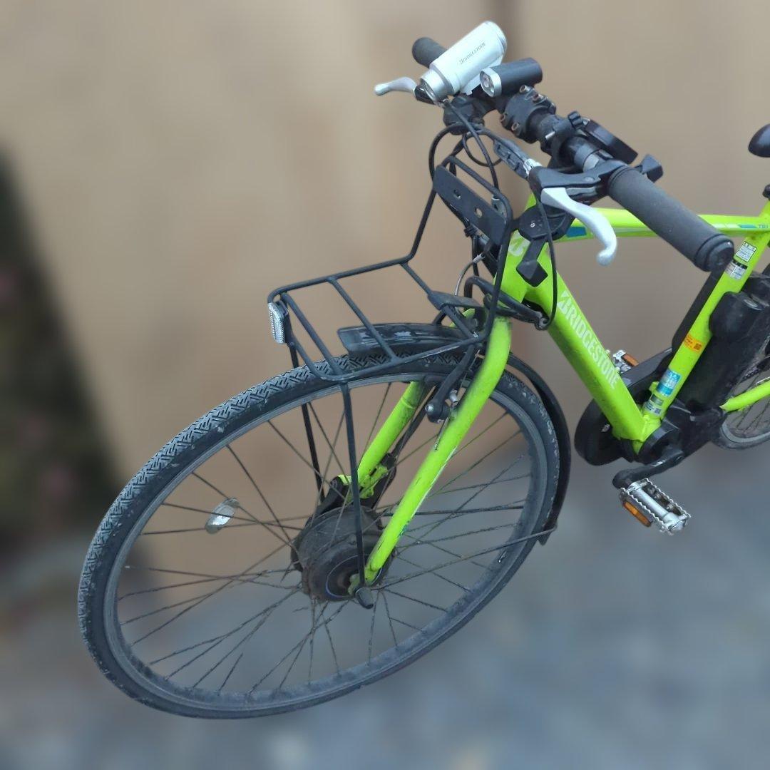 だんご　ブリヂストン 電動アシスト自転車 TB1 27インチ ネオンライム