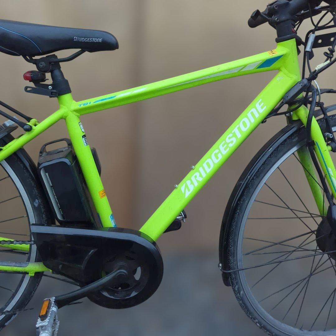 だんご　ブリヂストン 電動アシスト自転車 TB1 27インチ ネオンライム