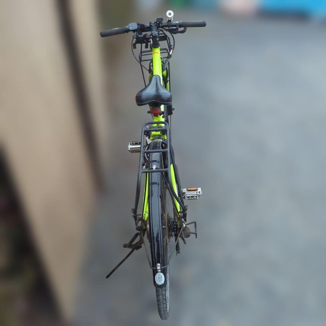 だんご　ブリヂストン 電動アシスト自転車 TB1 27インチ ネオンライム