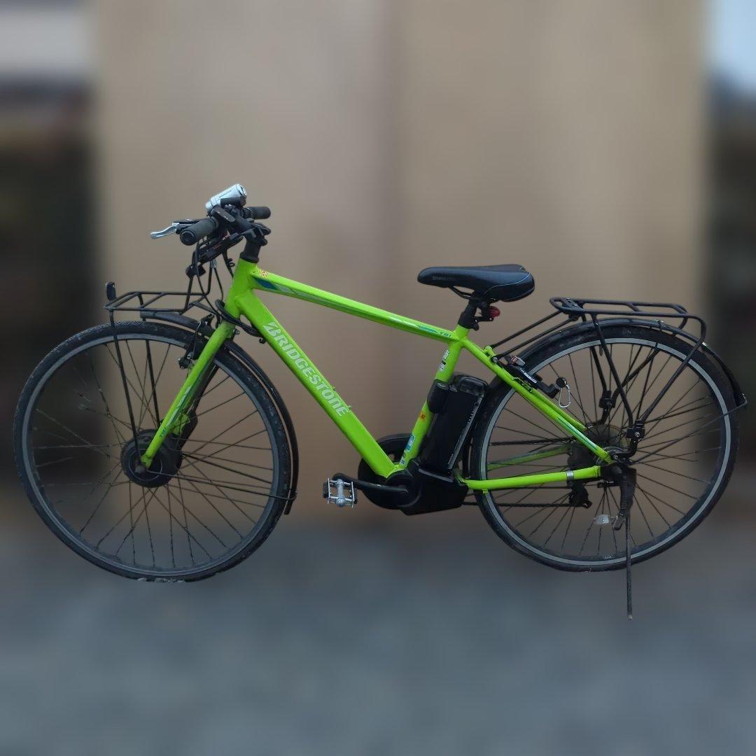 だんご　ブリヂストン 電動アシスト自転車 TB1 27インチ ネオンライム