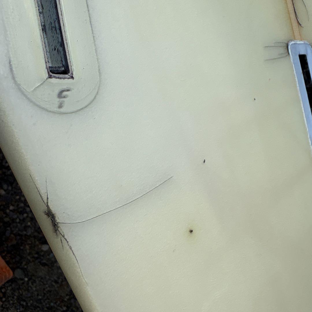 ウエムラサーフボードデザイン9.2ロングボードクリーム色