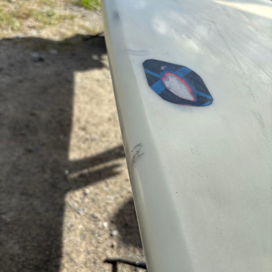 ウエムラサーフボードデザイン9.2ロングボードクリーム色