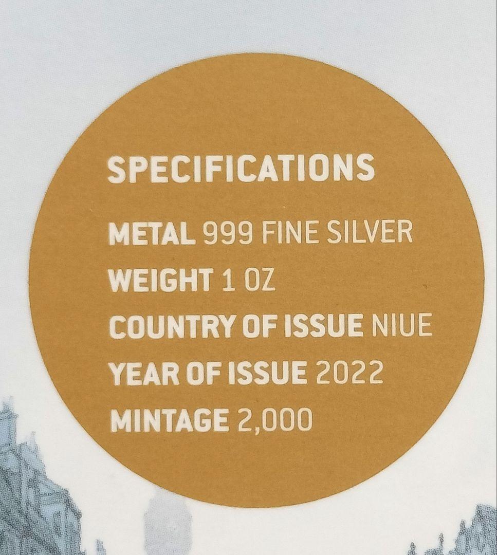 mdga ★101匹わんちゃん「ファミリー」2ドルカラー銀貨　ダルメシアン