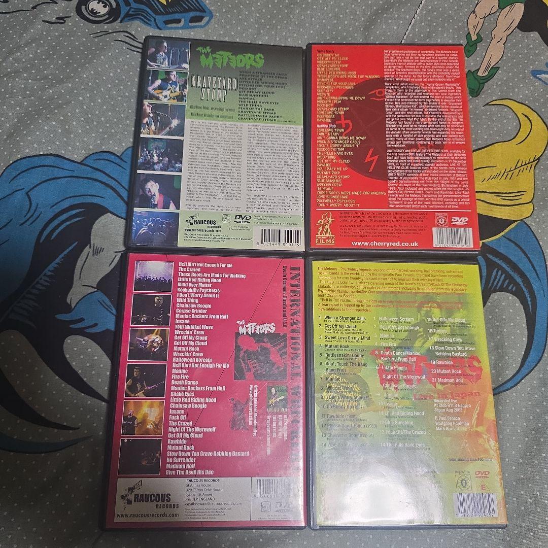 METEORS DVD 4本セット　サイコビリー　ネオロカビリー