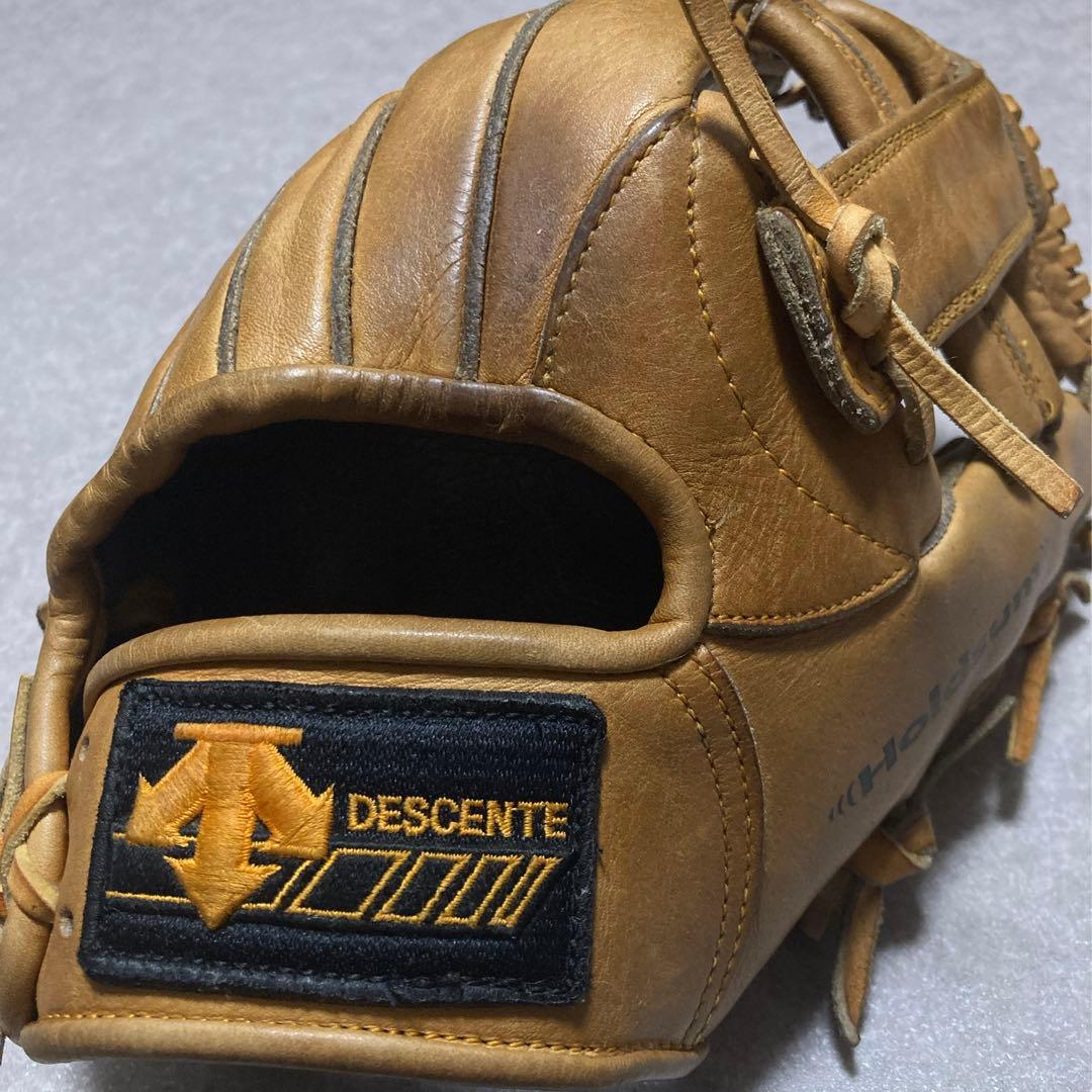 デサント 一般 大人用 硬式 内野 野球 グローブ グラブ 使用感あるが使用可能