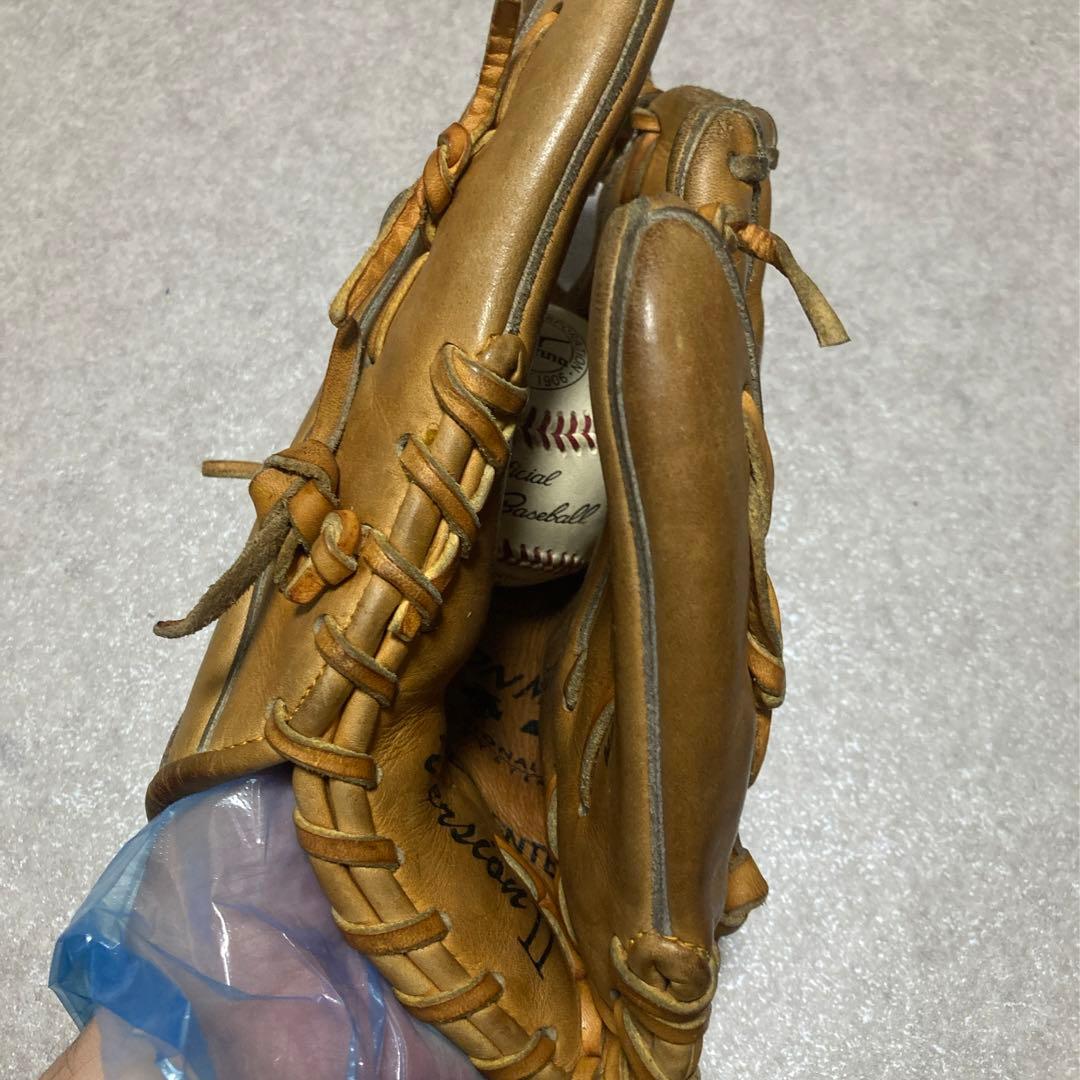 デサント 一般 大人用 硬式 内野 野球 グローブ グラブ 使用感あるが使用可能