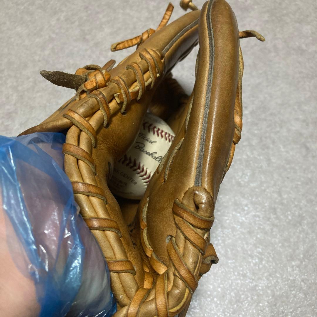 デサント 一般 大人用 硬式 内野 野球 グローブ グラブ 使用感あるが使用可能