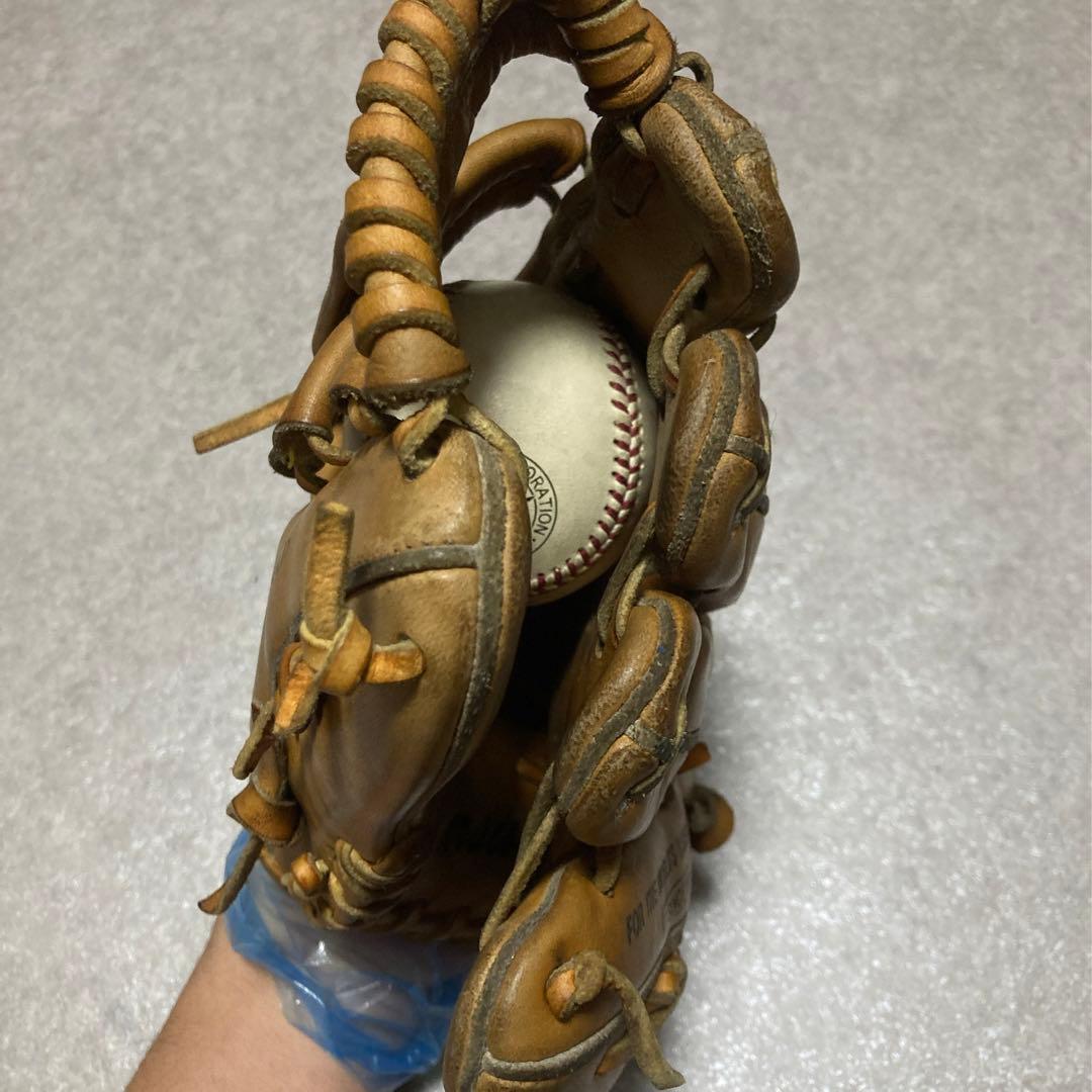 デサント 一般 大人用 硬式 内野 野球 グローブ グラブ 使用感あるが使用可能