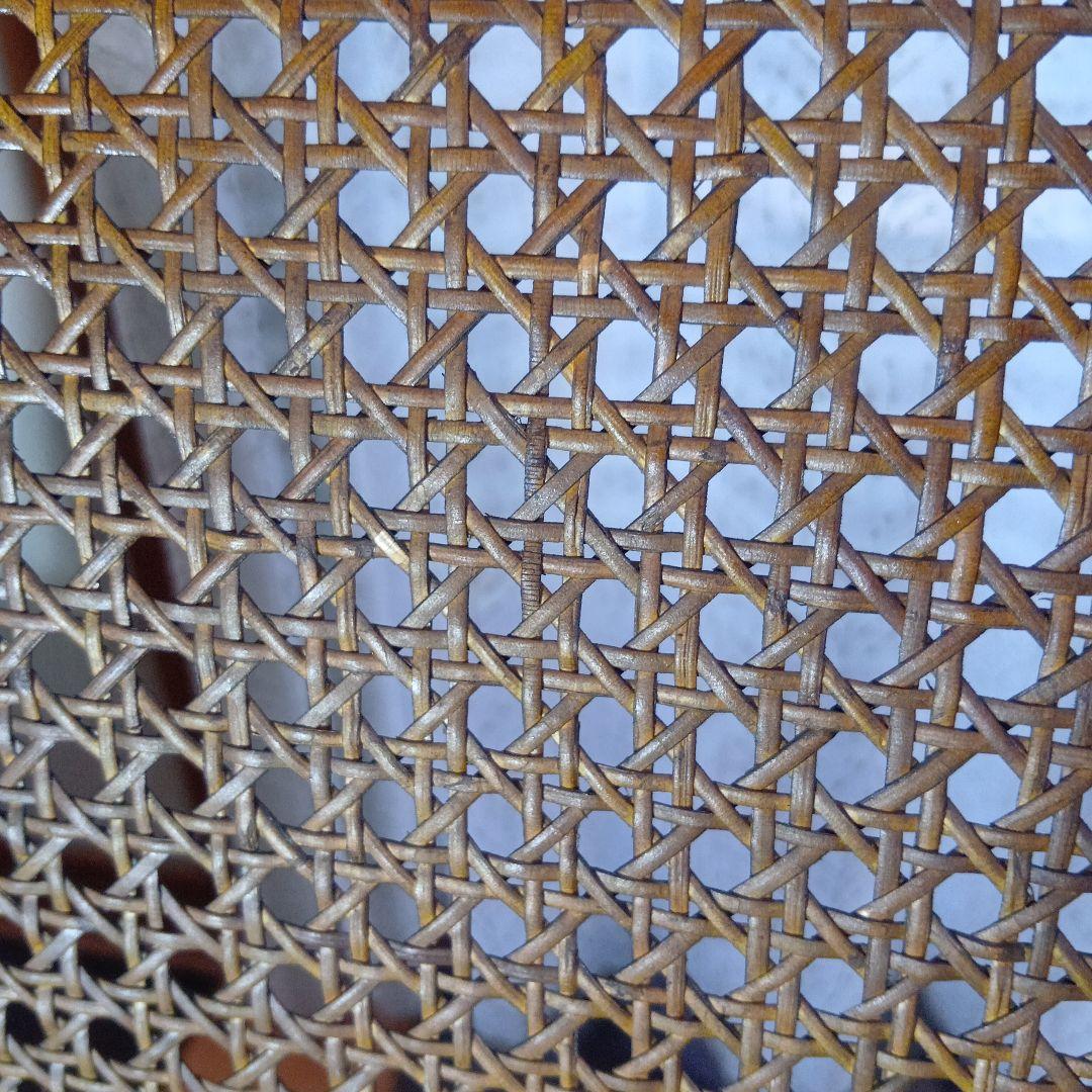 カリモクbackrest-rattan アーム付チェア コロニアル