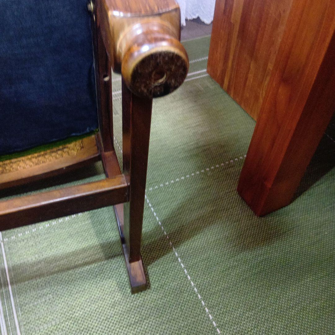 カリモクbackrest-rattan アーム付チェア コロニアル