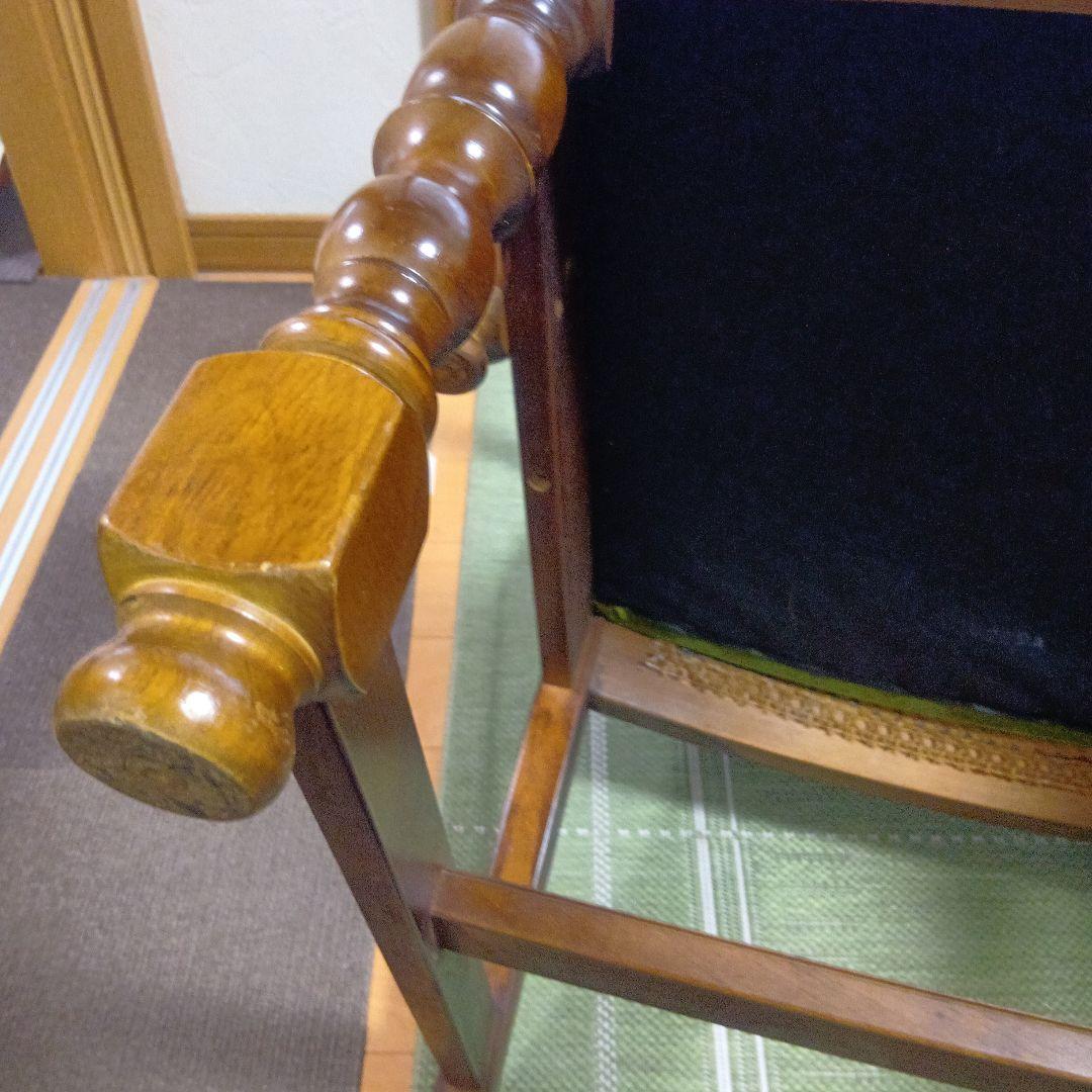 カリモクbackrest-rattan アーム付チェア コロニアル