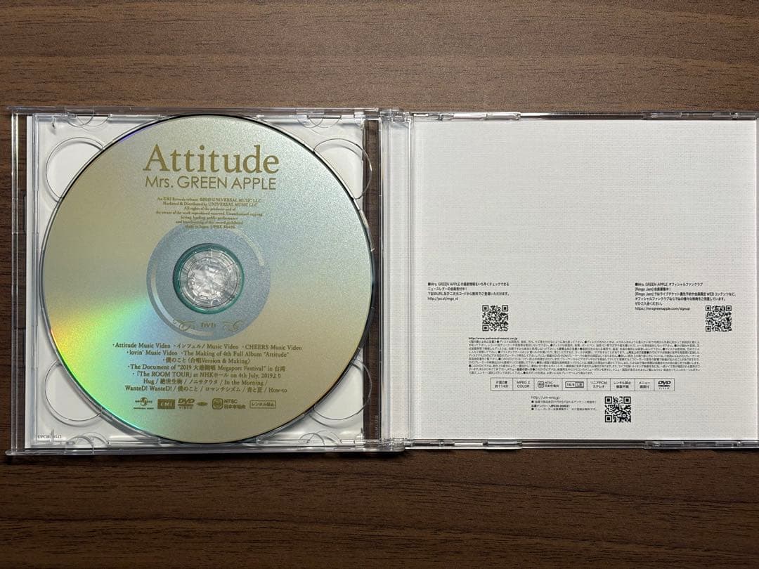 Mrs. GREEN APPLE Attitude [初回限定盤]