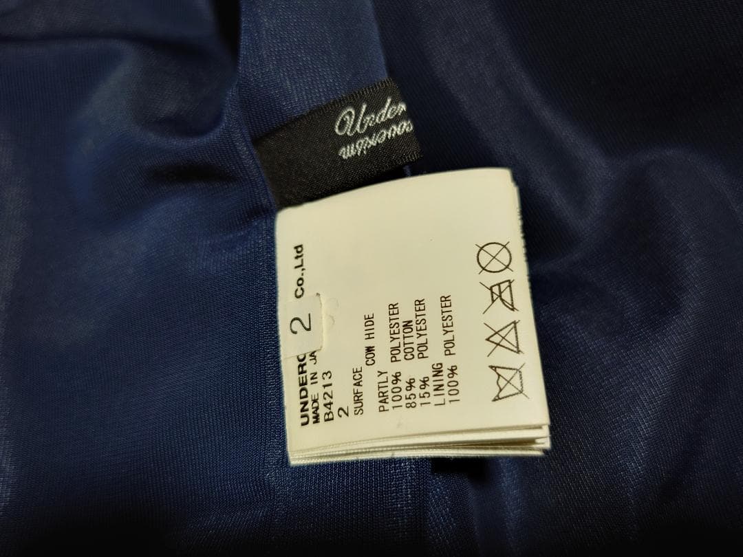 UNDERCOVER アンダーカバー レザーシングルライダースジャケット