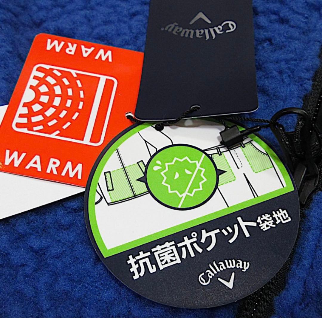 ★キャロウェイ★フルジップ・フリースブルゾン★M★起毛・裏地付・防風性★秋冬★