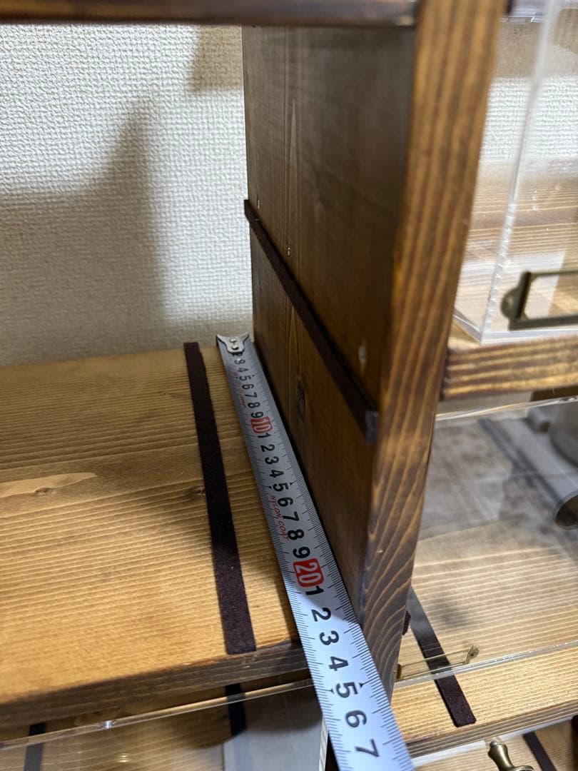 アクリルボックス ディスプレイ棚 オーダーメイド品 飾り棚