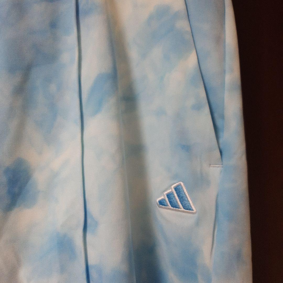 新品アディダス ゴルフ PLAYGREEN タイダイプリント ストレッチパンツ