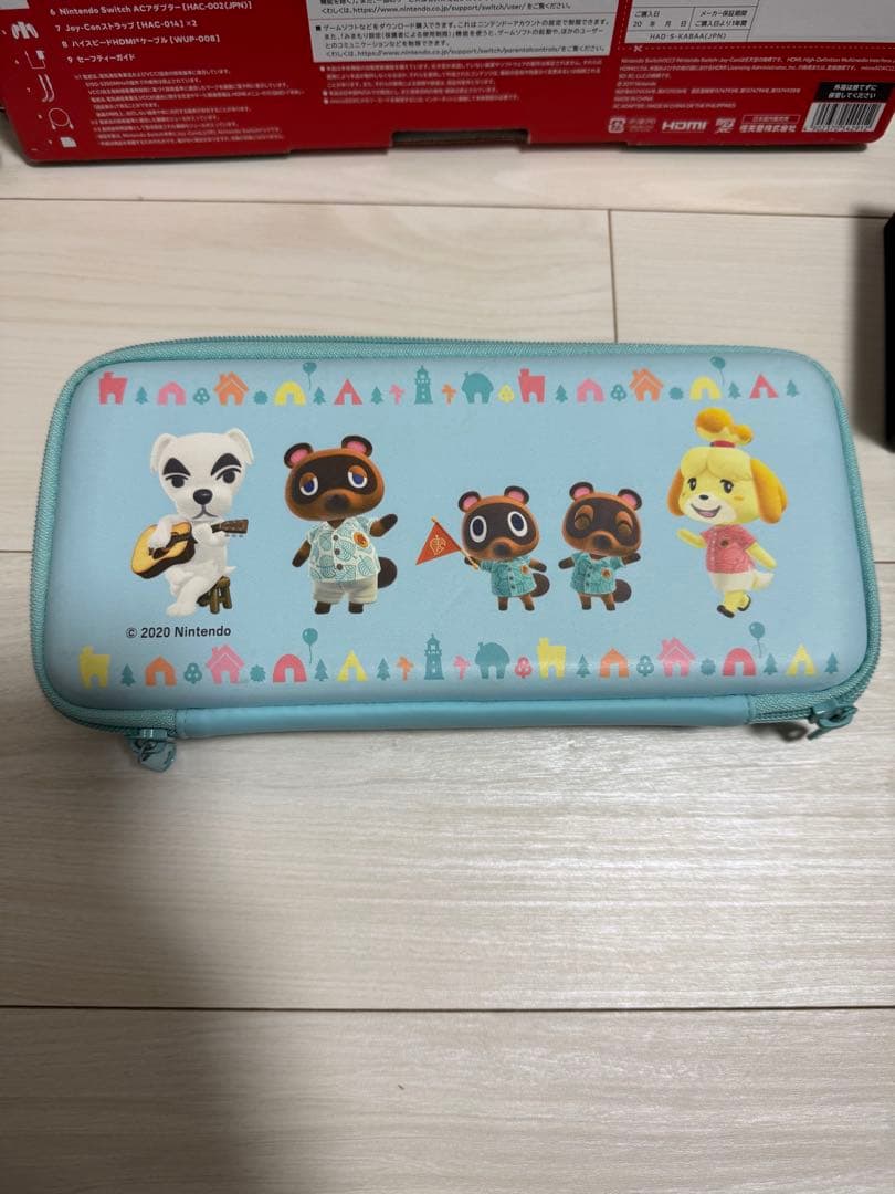 Nintendo Switch本体 128GB microSDカードとケース付き