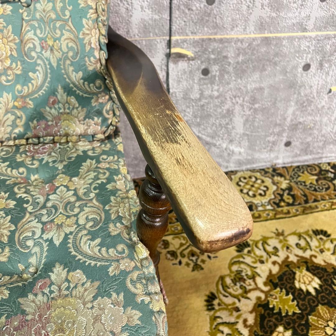 ꧁飛騨産業 HIDA꧂キツツキマーク リビングアームチェア ソファ 椅子 イス