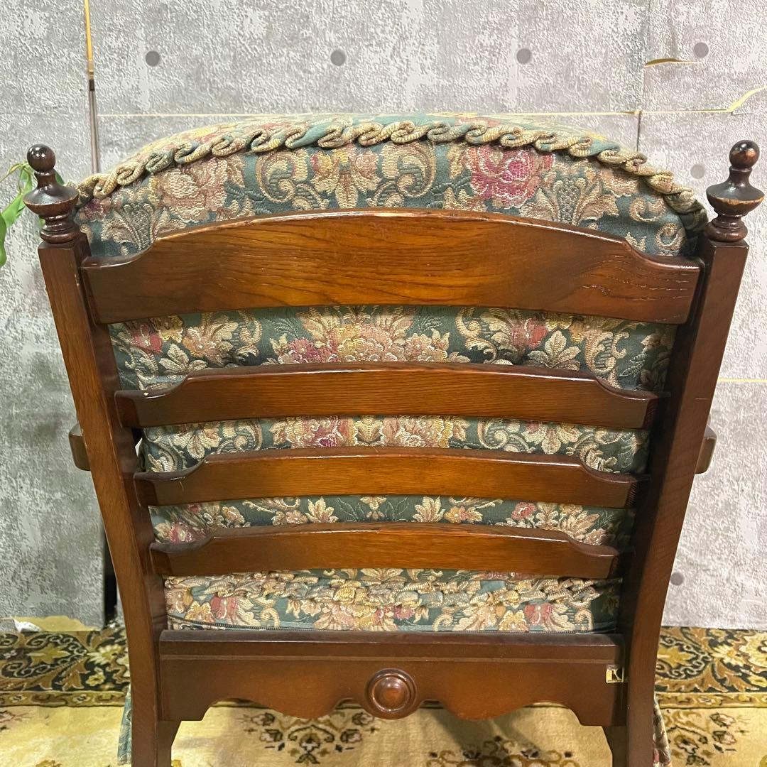 ꧁飛騨産業 HIDA꧂キツツキマーク リビングアームチェア ソファ 椅子 イス