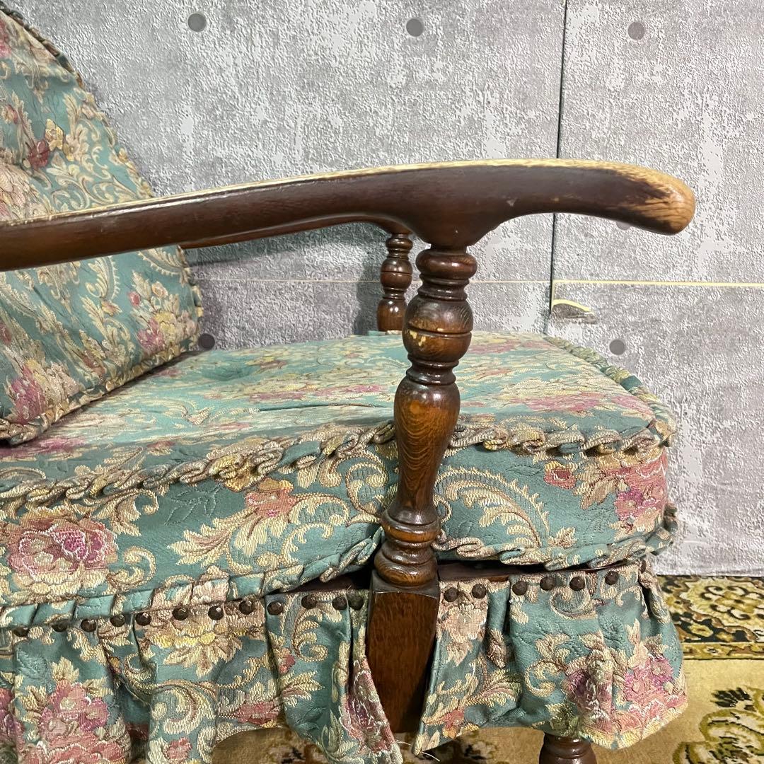 ꧁飛騨産業 HIDA꧂キツツキマーク リビングアームチェア ソファ 椅子 イス