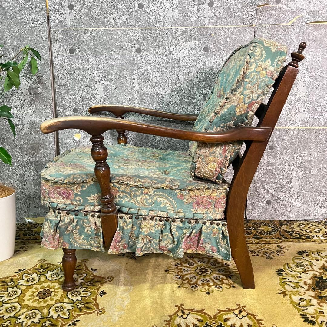 ꧁飛騨産業 HIDA꧂キツツキマーク リビングアームチェア ソファ 椅子 イス