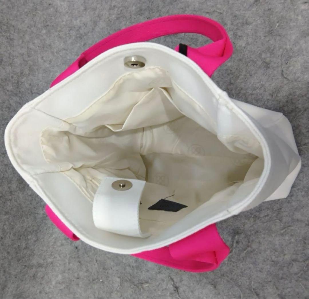 【新品未使用】G/FORE ゴルフ カート トート バッグ ホワイト/ピンク