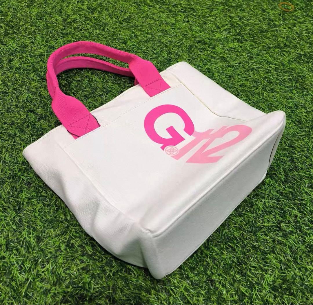 【新品未使用】G/FORE ゴルフ カート トート バッグ ホワイト/ピンク