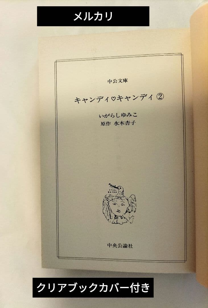 ■6巻のみ初版●クリアブックカバー付き「キャンディ・キャンディ」文庫版　全巻