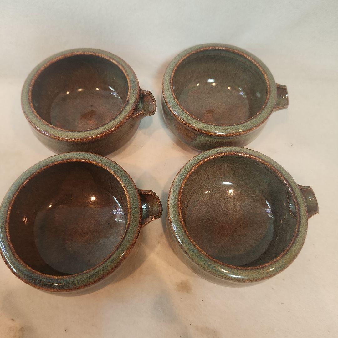 陶器製片口食器 4個セット