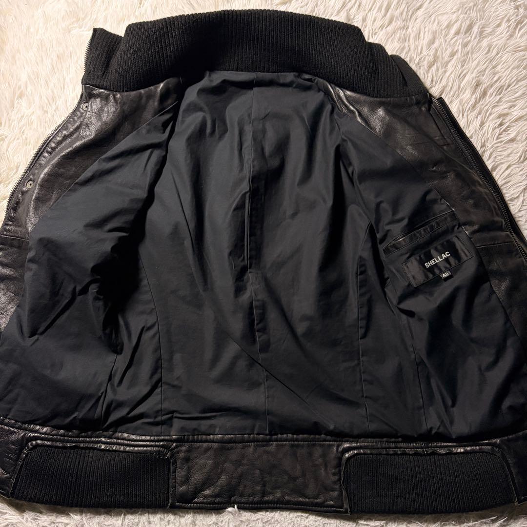 j*7様 【超名作・希少サイズ48】シェラック 赤西仁着 レザーライダース 有閑
