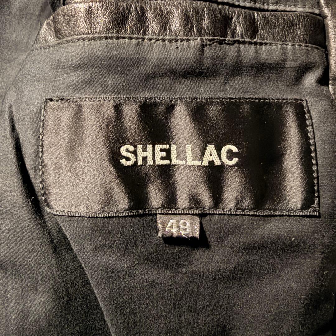 j*7様 【超名作・希少サイズ48】シェラック 赤西仁着 レザーライダース 有閑